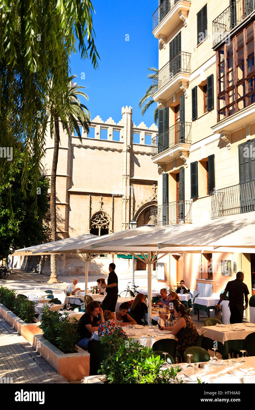 Placa De La Llotja, Palma, Mallorca, Spanien Stockfoto