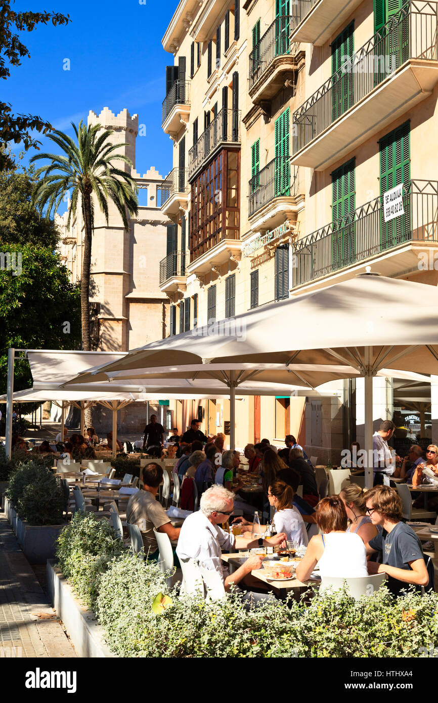 Placa De La Llotja, Palma, Mallorca, Spanien Stockfoto