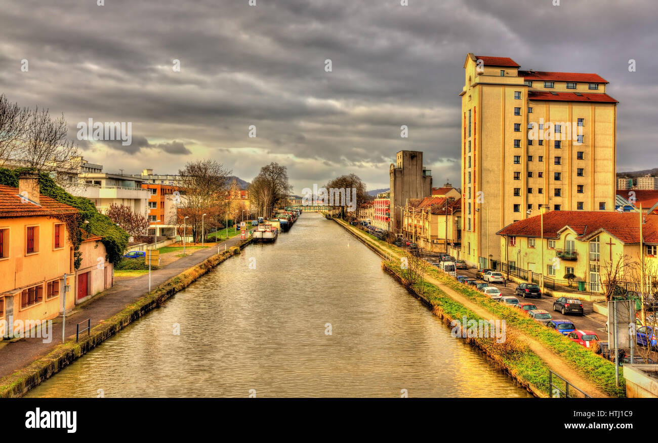 Stadt Am Rhein Marne Kanal www.alamy.de