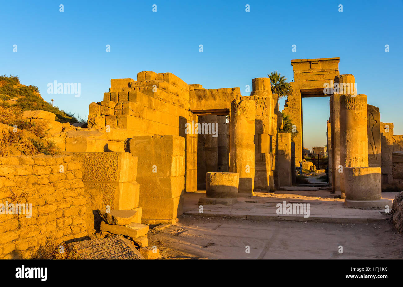 Akhmenu (Festival Tempel von Thutmosis III) - Luxor, Ägypten Stockfoto