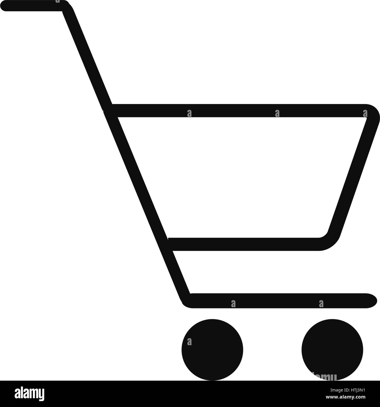 Shopping Cart-Abbildung Stock Vektor