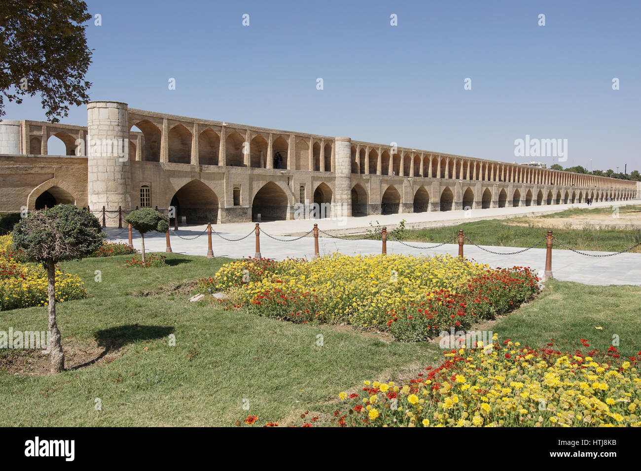Si-o-Se Brücke, Isfahan, Iran, Asien Stockfoto