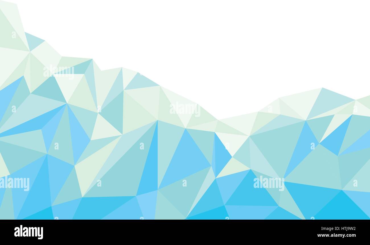 Abstrakte hellblauen Hintergrund polygonale Vektor Stock Vektor