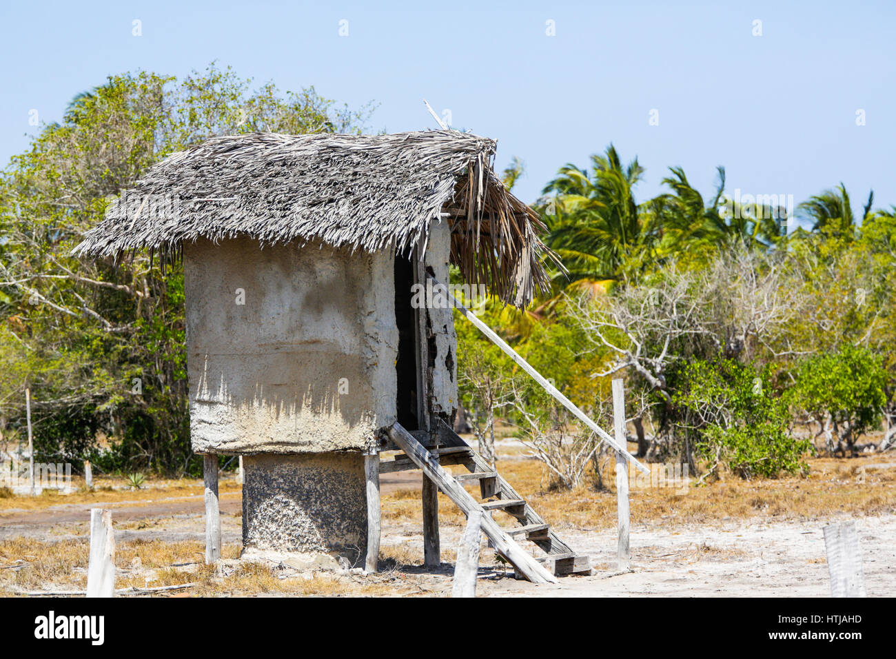 Öffentliche Toilette. Watamu, Kenia. Stockfoto