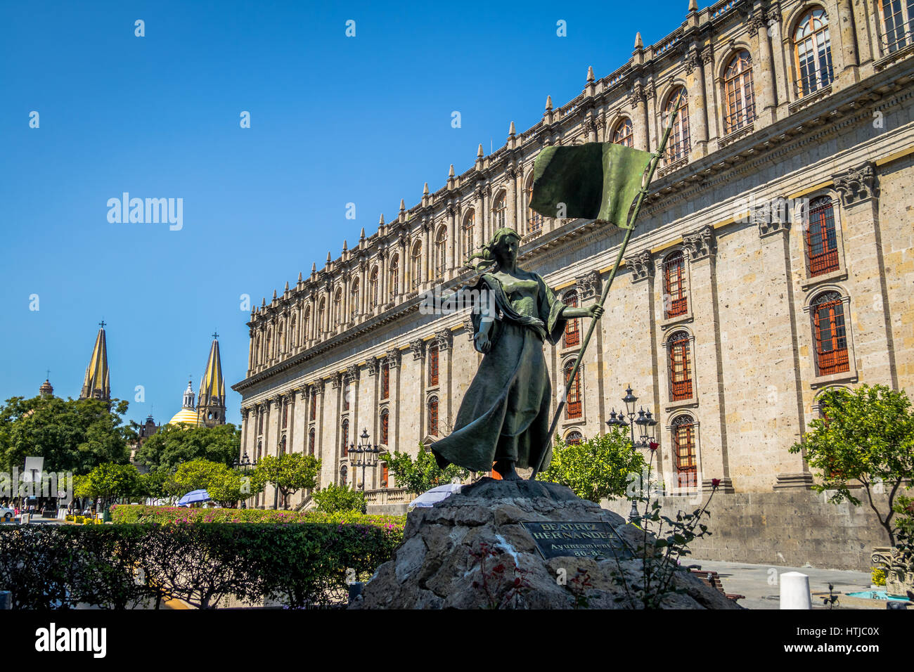 Gründer-Platz - Guadalajara, Jalisco, Mexiko Stockfoto