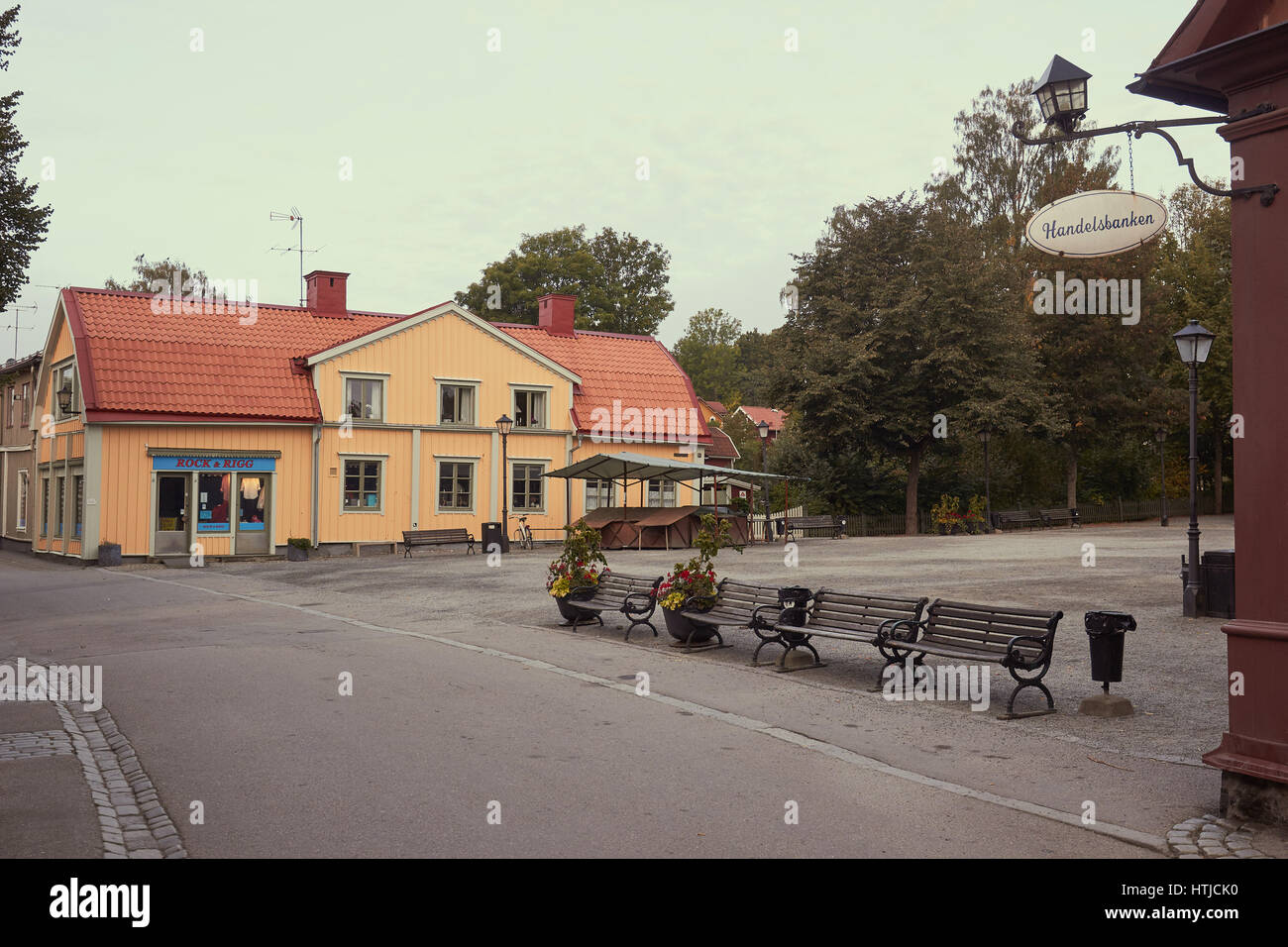 Altstadt von Sigtuna die älteste Stadt in Schweden, Stockholm County, Schweden, Skandinavien Stockfoto