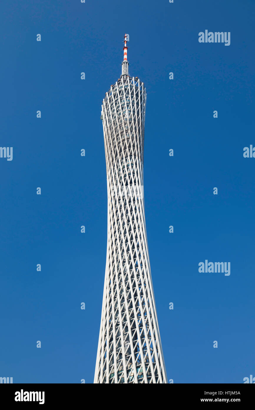 Canton Tower, Tianhe, Guangzhou, Guangdong, China Stockfoto