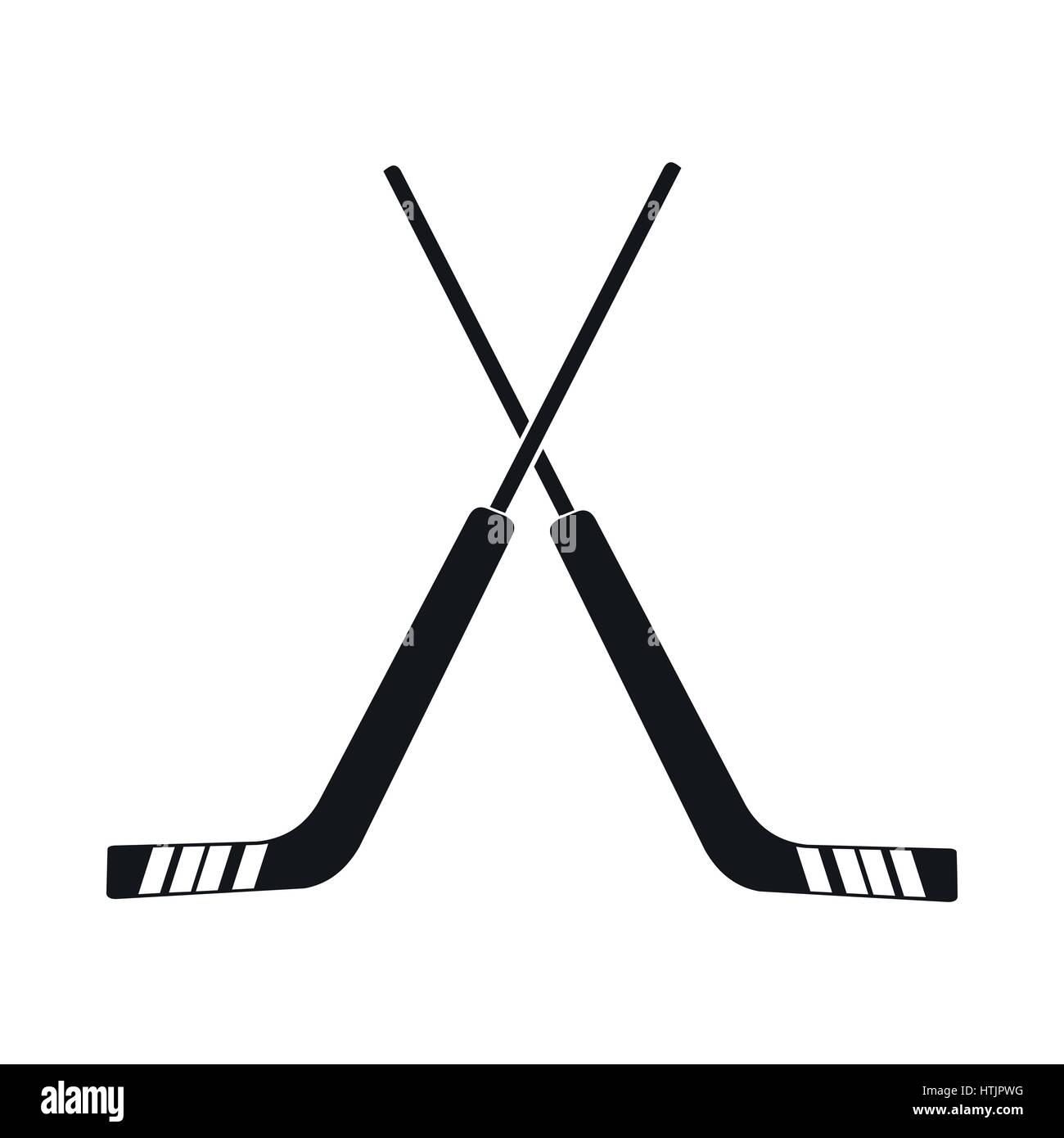 Eishockey-Symbol, einfachen Stil Stock Vektor