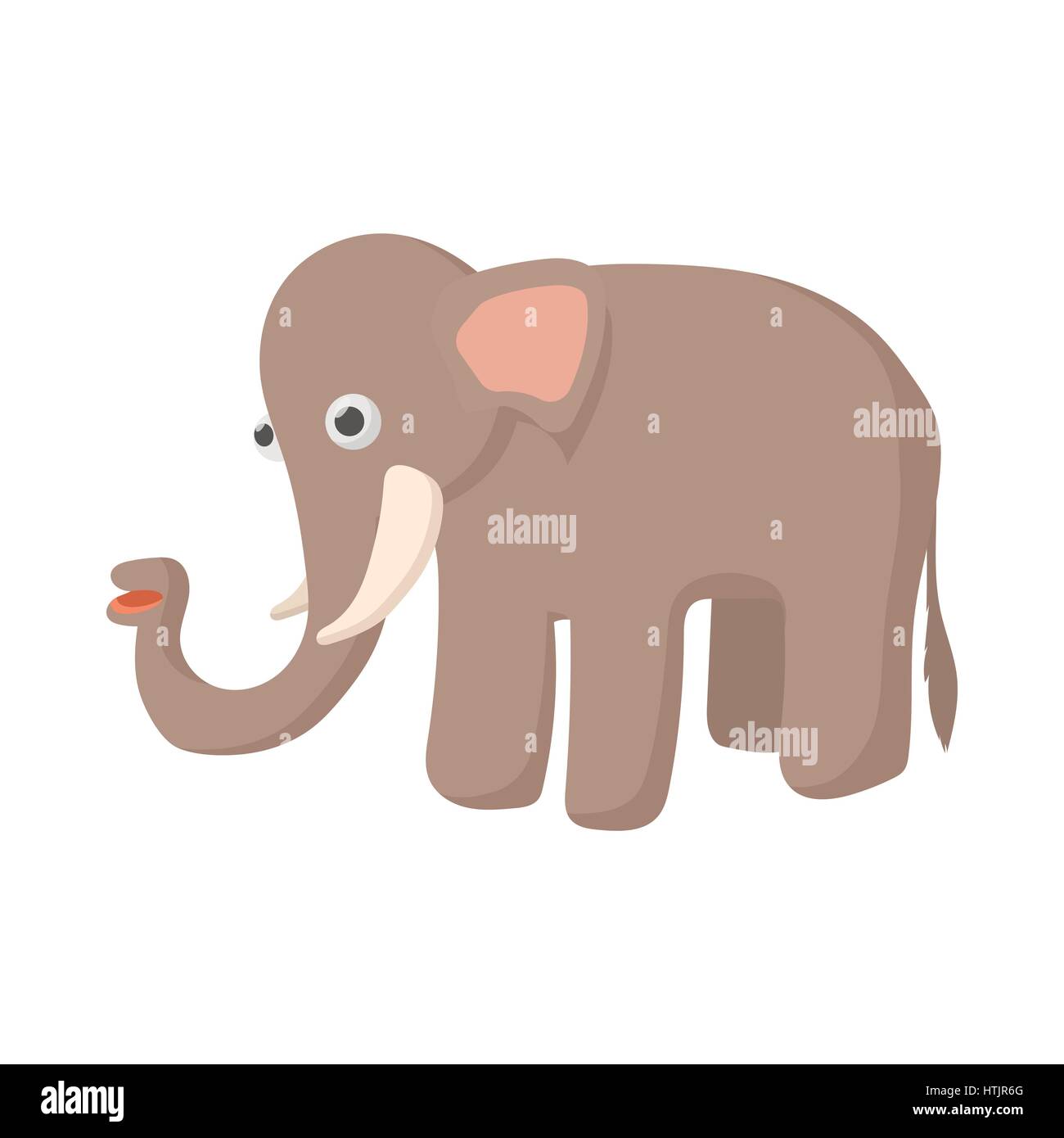 Elefant-Symbol, Cartoon-Stil Stock Vektor
