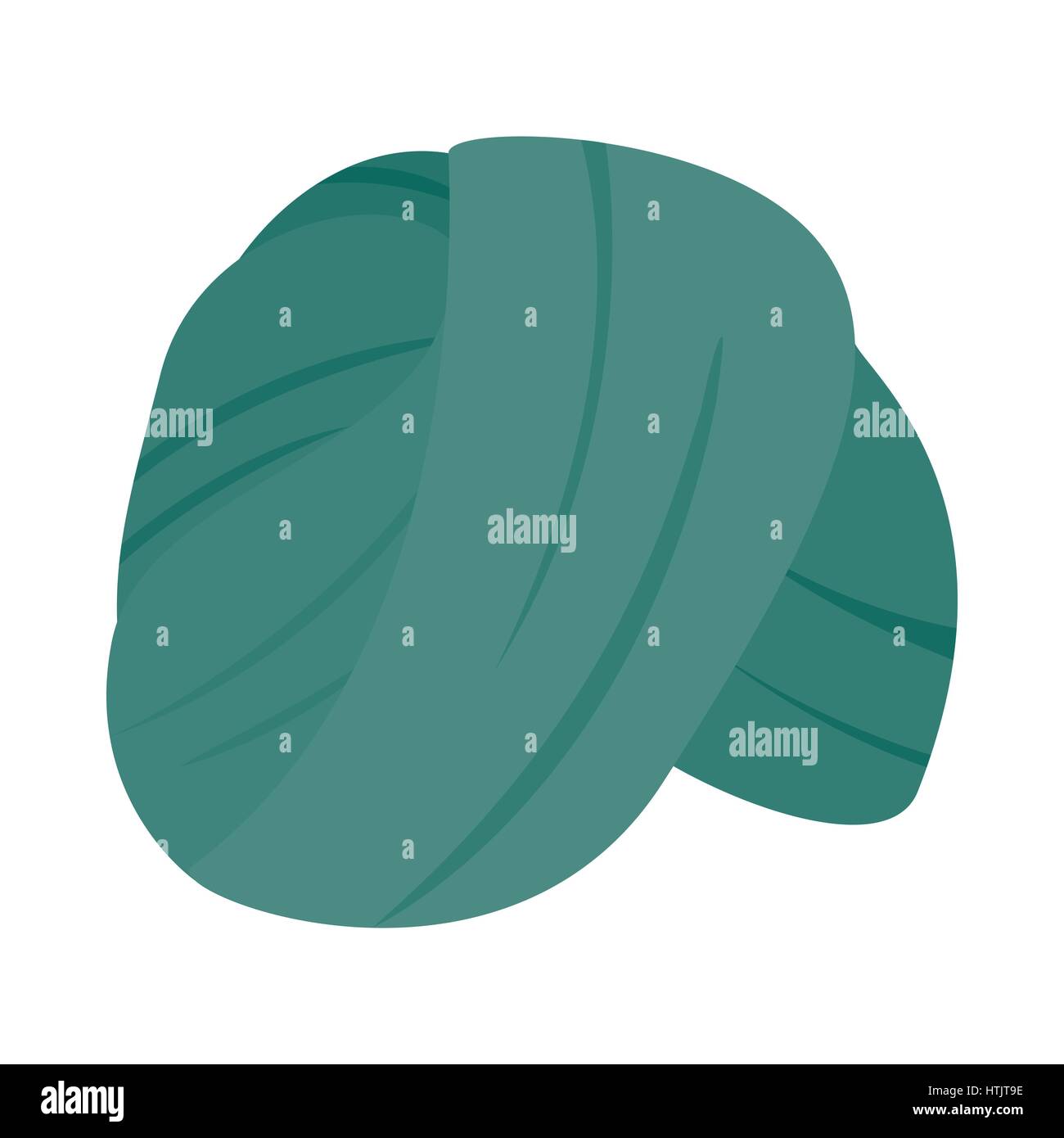 Indische Kopfbedeckungen Turban Symbol, isometrischen 3d Stil Stock Vektor