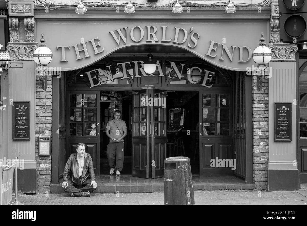 "Das Ende der Welt" Pub in Camden Town, London. Stockfoto