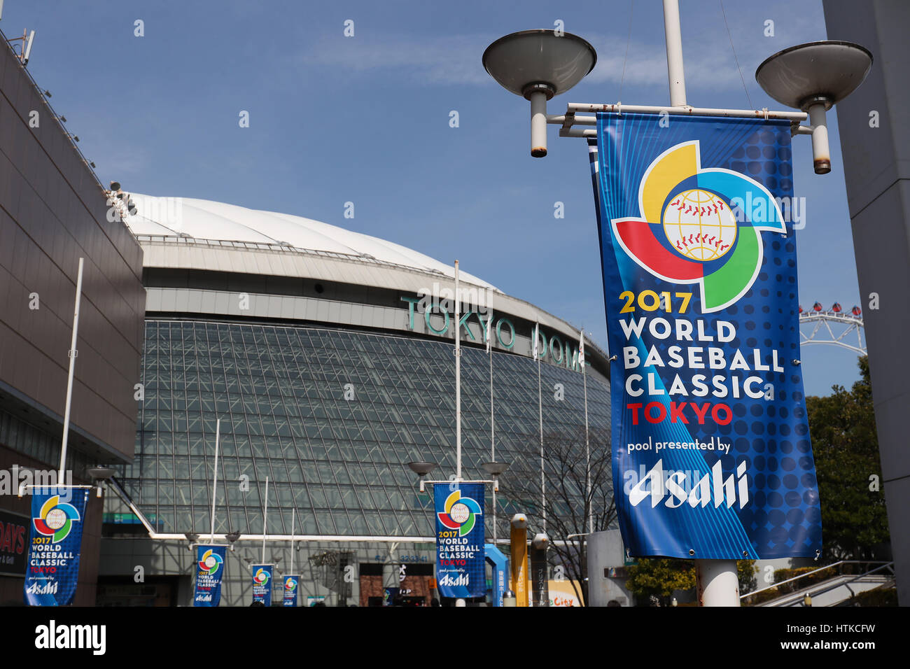 Tokio, Japan. 12. März 2017. Gesamtansicht WBC: 2017 weltweit klassische zweite Runde Pool E Baseballspiel im Tokyo Dome in Tokio, Japan. Bildnachweis: YUTAKA/AFLO SPORT/Alamy Live-Nachrichten Stockfoto