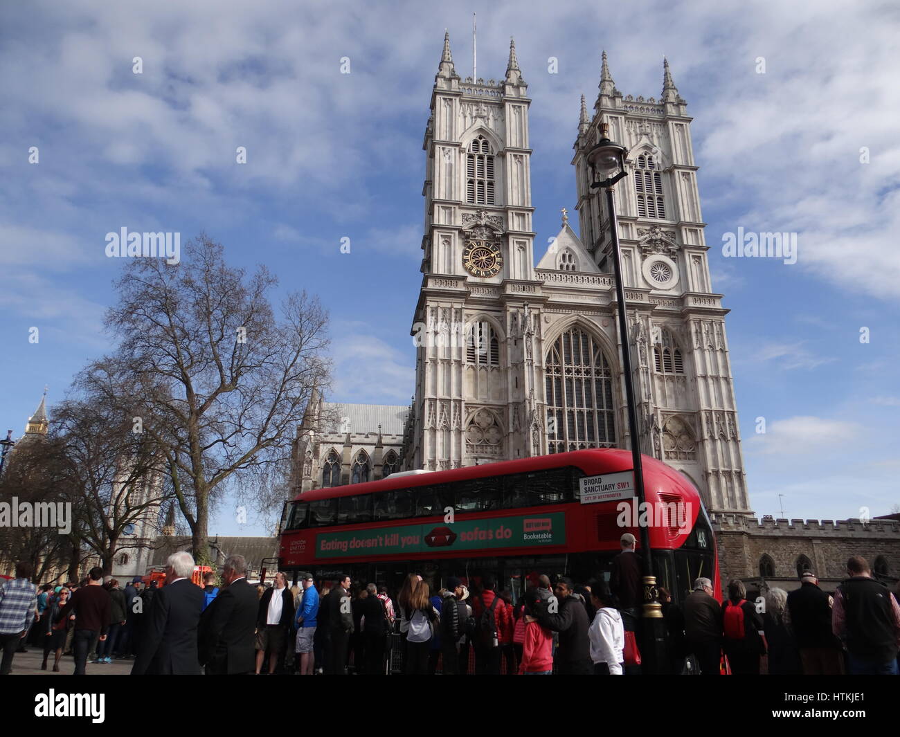 Westminister Abbey, London, UK. 13. März 2017. Die Commonwealth-Service findet in der Westminster Abbey am 15:15 am Montag, 13. März 2017 Credit: Nastja M/Alamy Live News Stockfoto