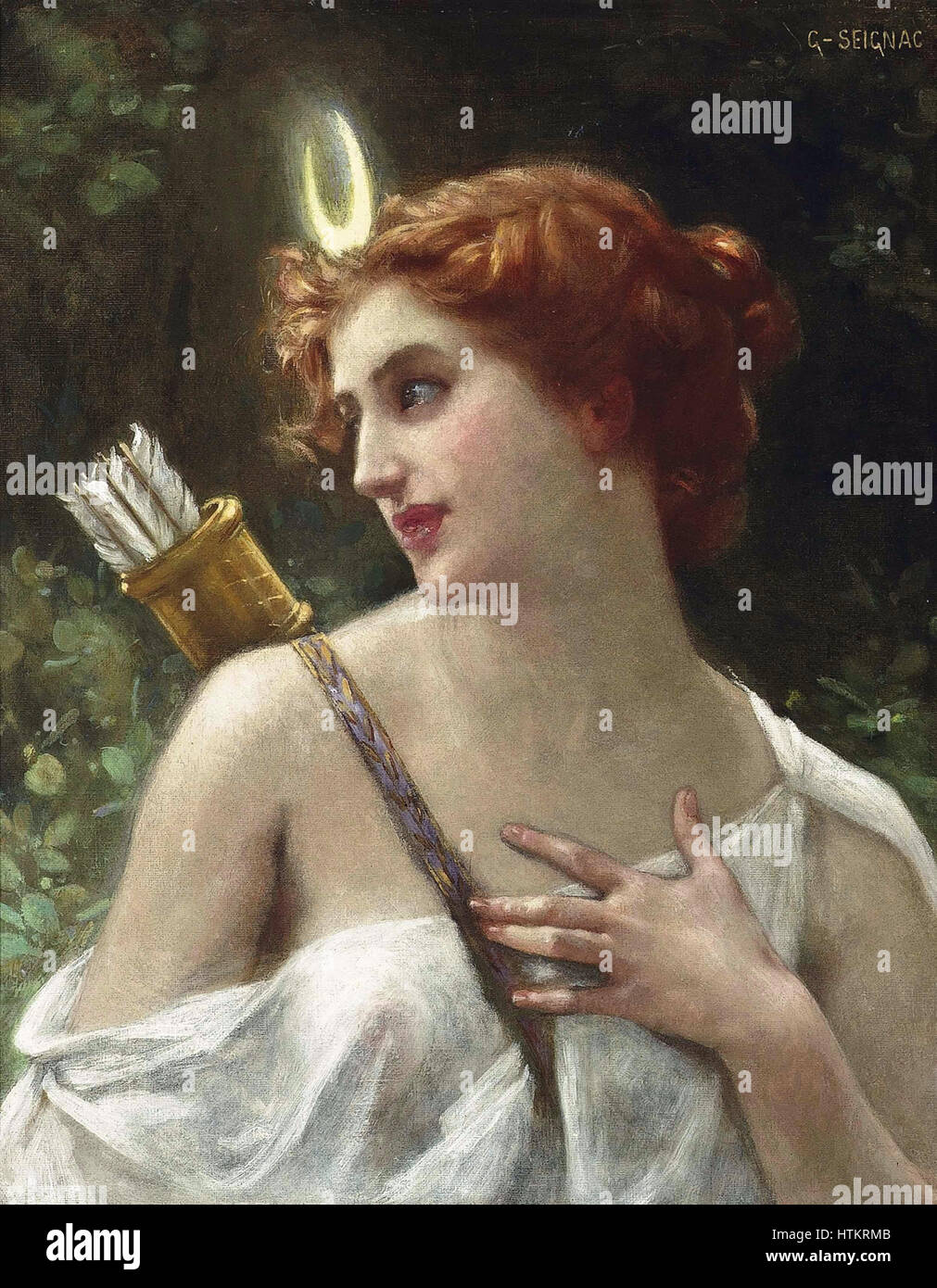 Guillaume Seignac - Diana die Jägerin Stockfoto
