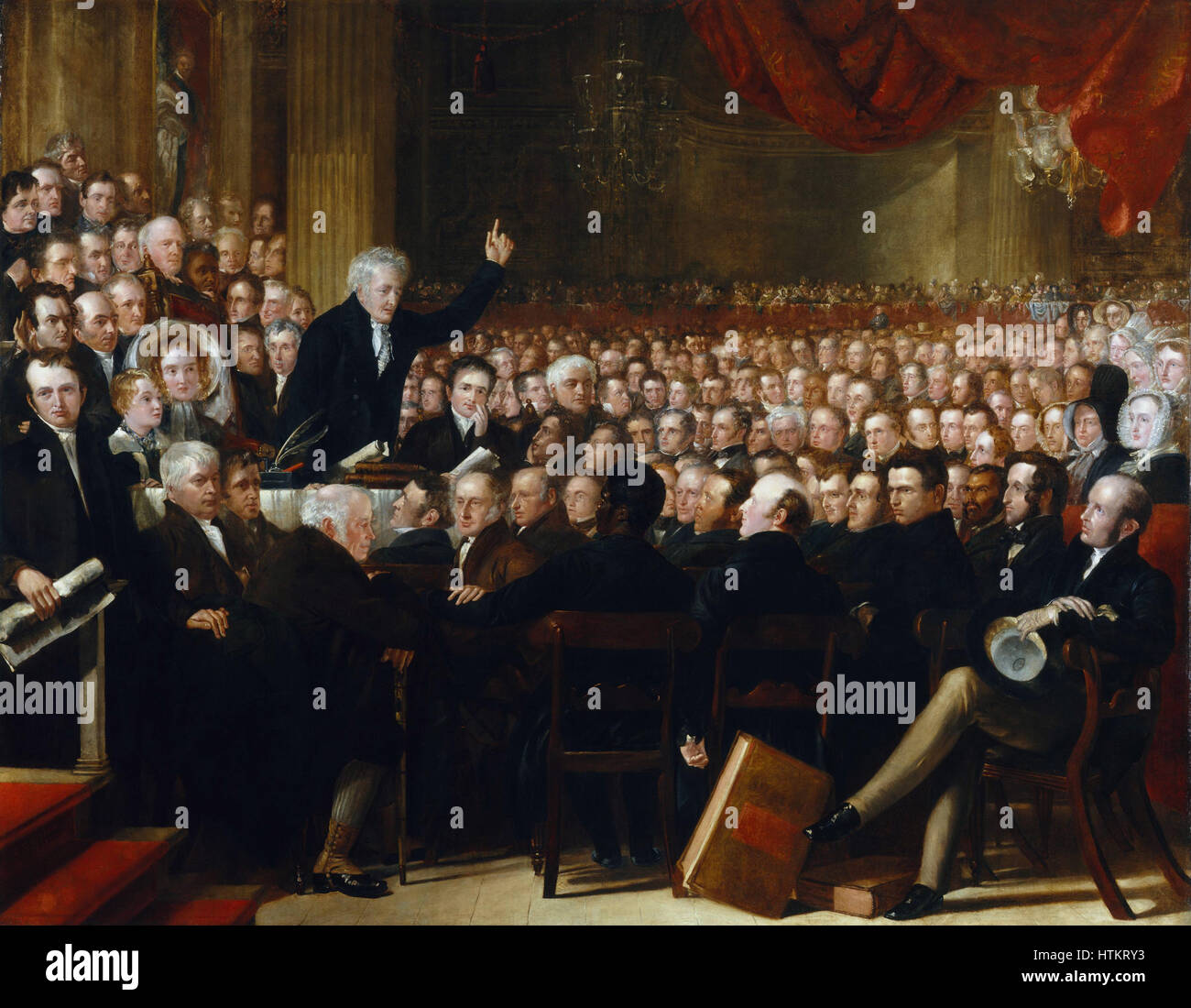 Anti-Slavery Society Convention, 1840 von Benjamin Robert Haydon Stockfoto