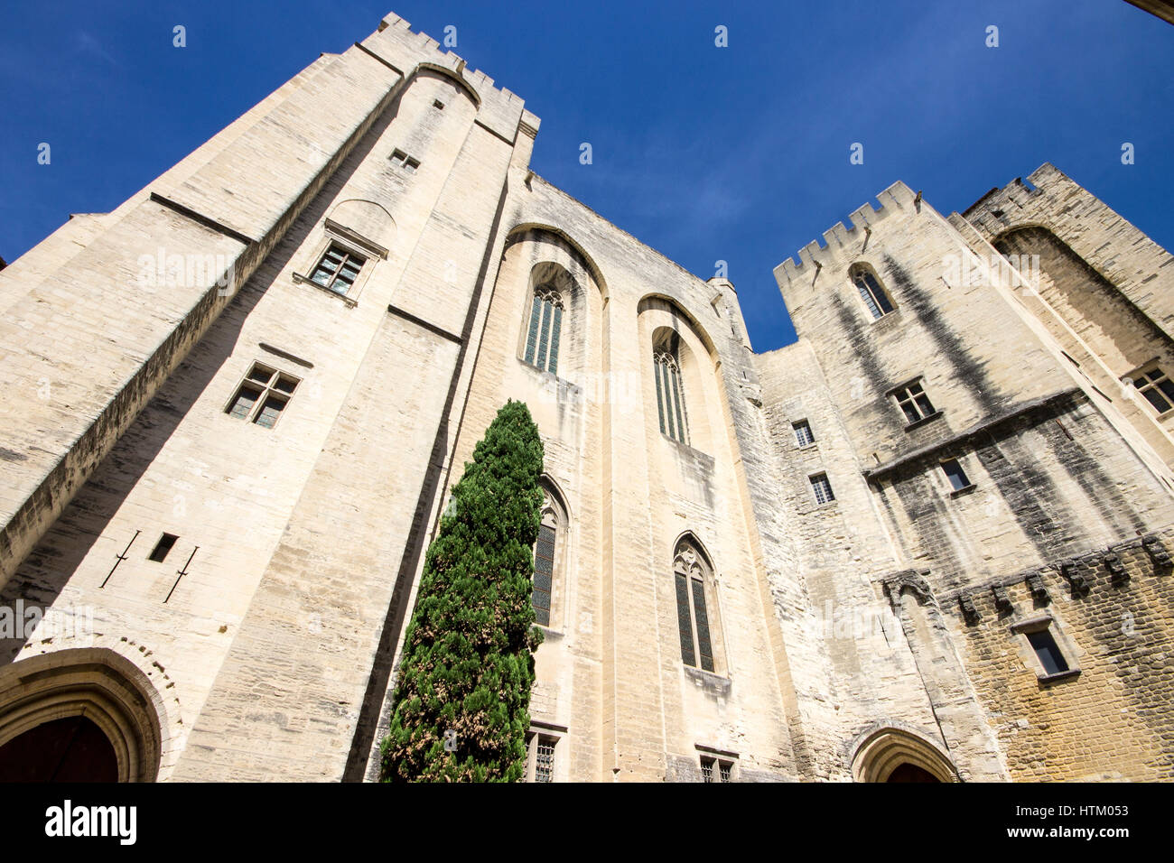 Im Inneren des Palais des Papes oder päpstlichen Palastes, eines der