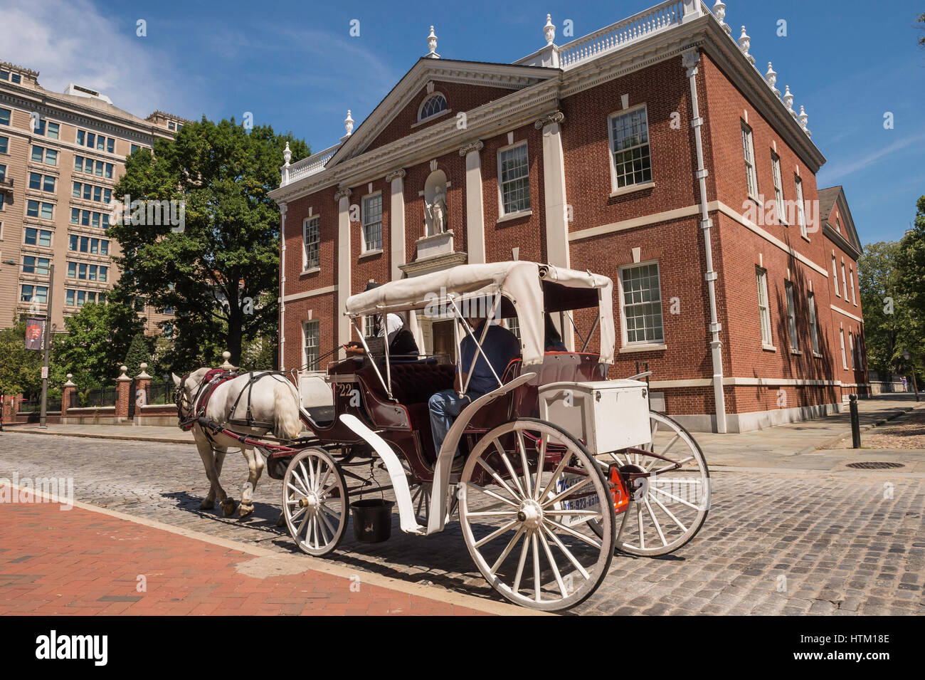 American Philosophical Society, Bibliothekssaal, Philadelphia, Pennsylvania, USA Stockfoto