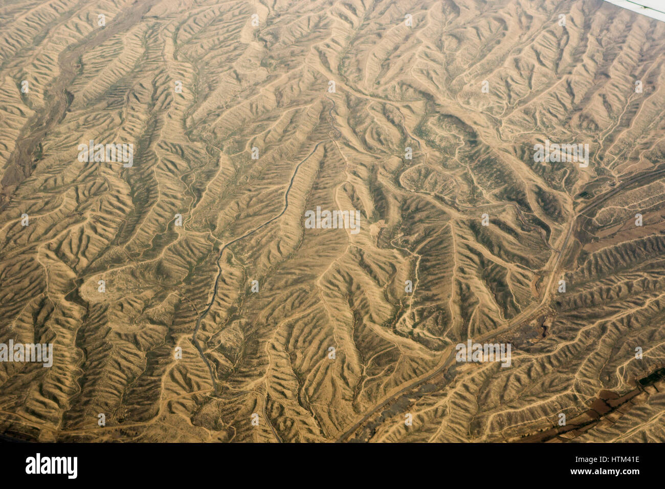 Schub-Gürtel, Xinjiang, China Stockfoto