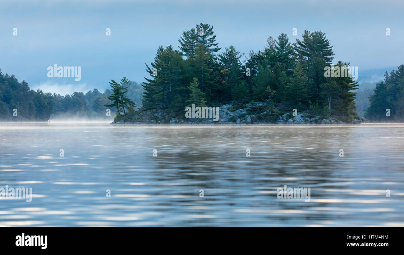 Charlton-See in der Dämmerung, Ontario, Kanada Stockfoto