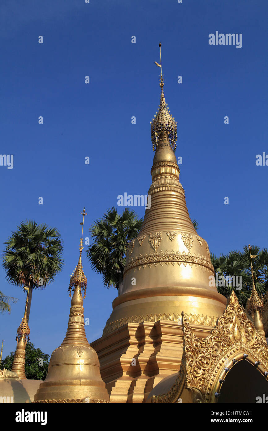 Malaysia, Penang, Georgetown, birmanischen buddhistischen Tempel, Stockfoto
