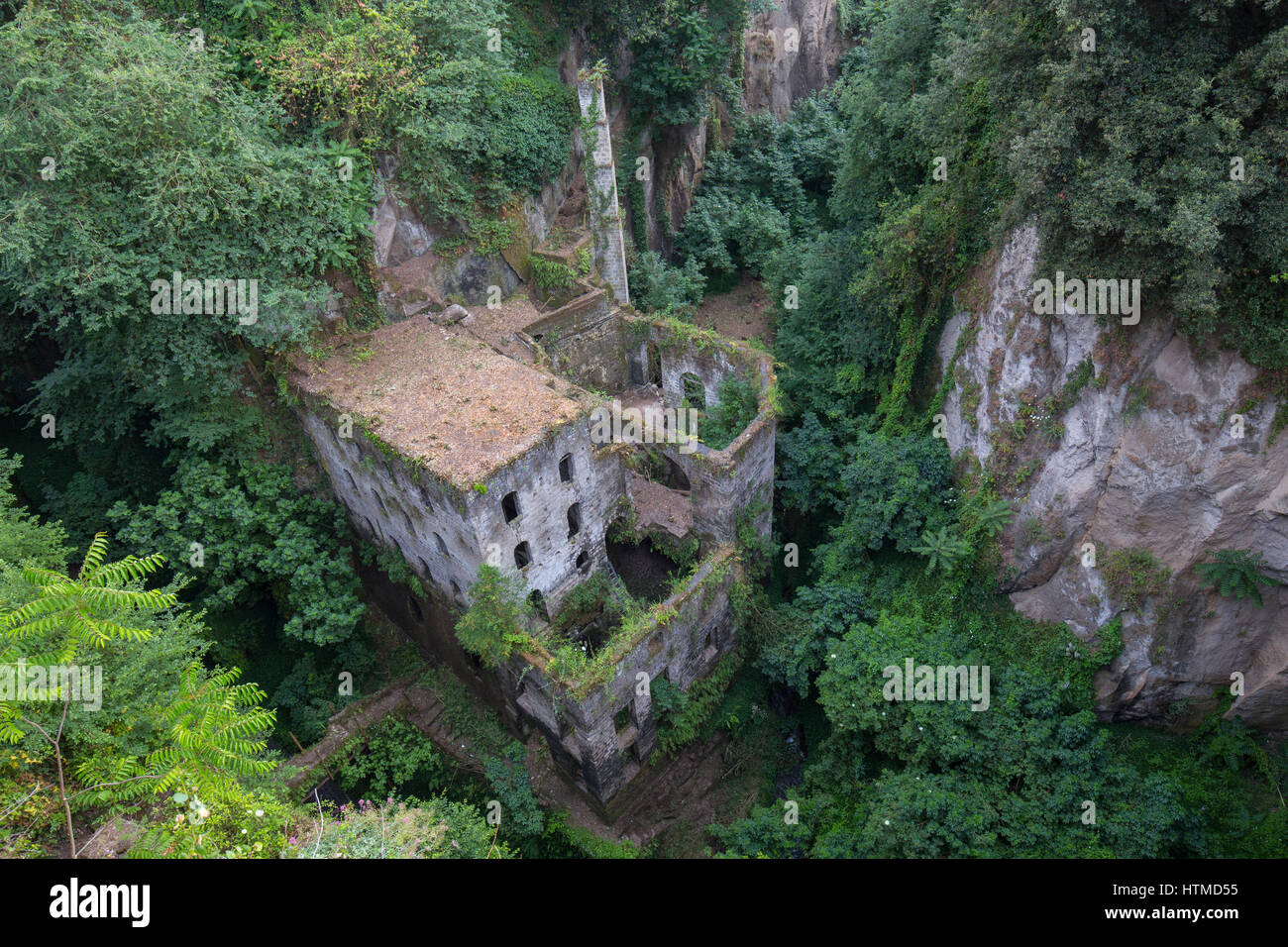 Vallone dei Mulini in Sorrent, Italien Stockfoto