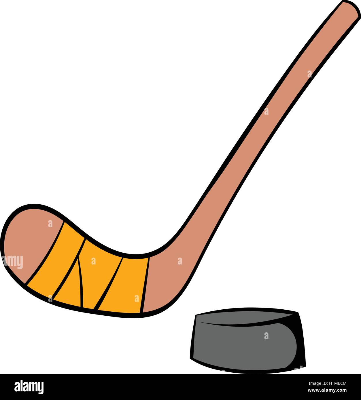 Eishockey-Symbol cartoon Stock Vektor