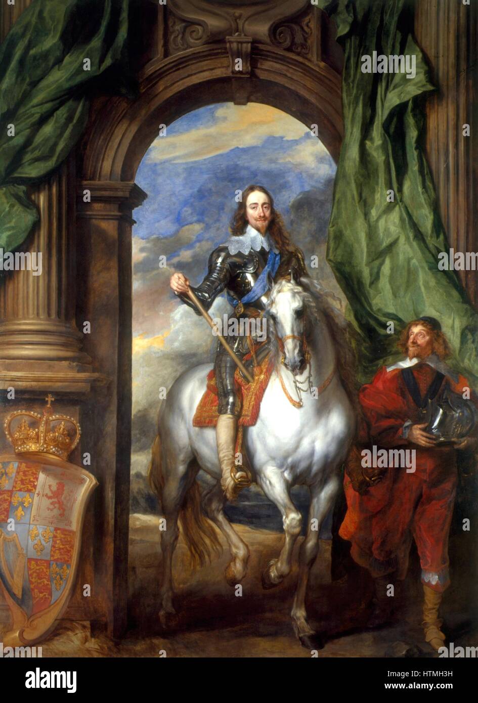 Charles ich (1600-1649) König von Großbritannien und Irland von 1625 durch Sir Anthony Van Dyck (gest. 1641) charles1on Stockfoto