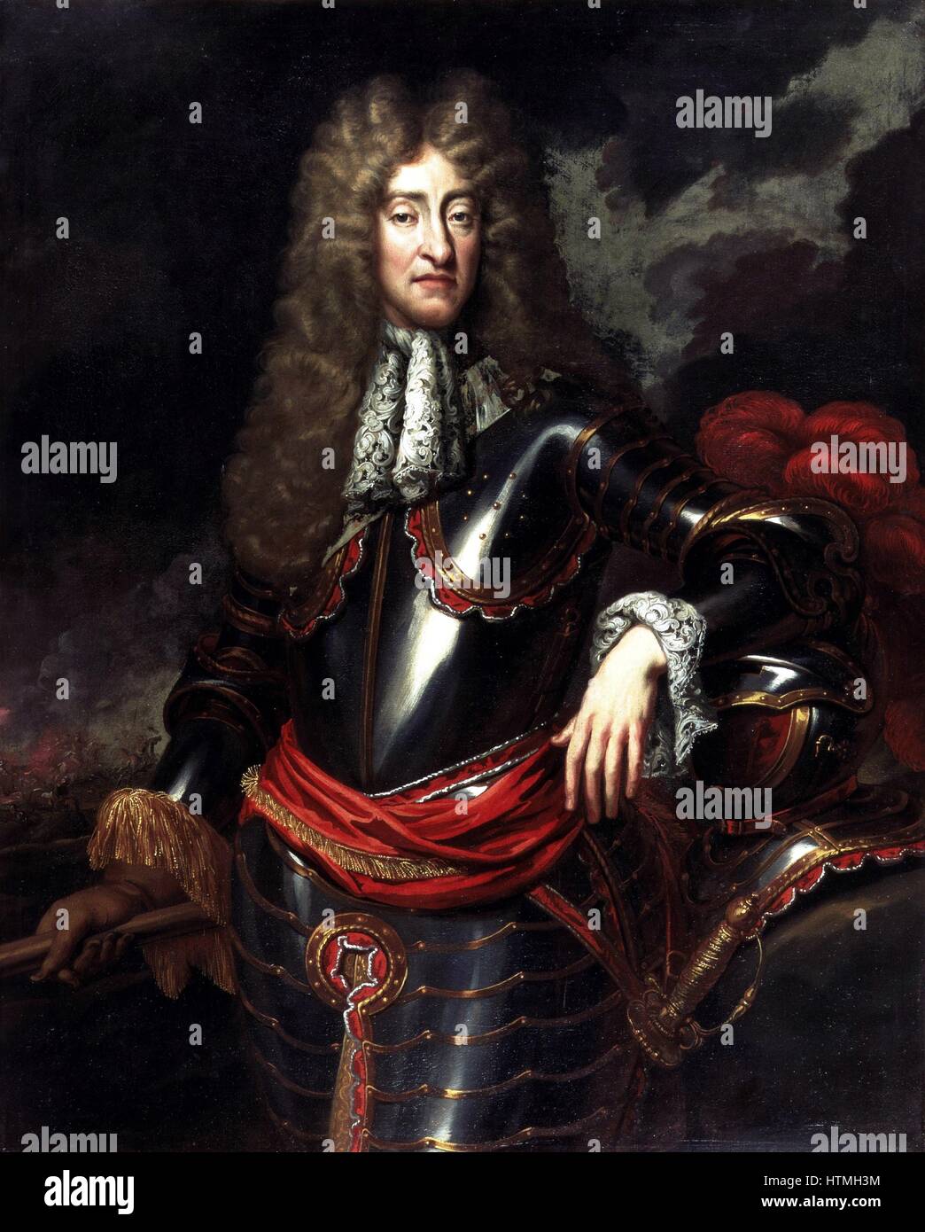 James II & VII (1633 – 1701) König von England und Irland als Jakob II. und König von Schottland als James VII von 1685-1688 Stockfoto