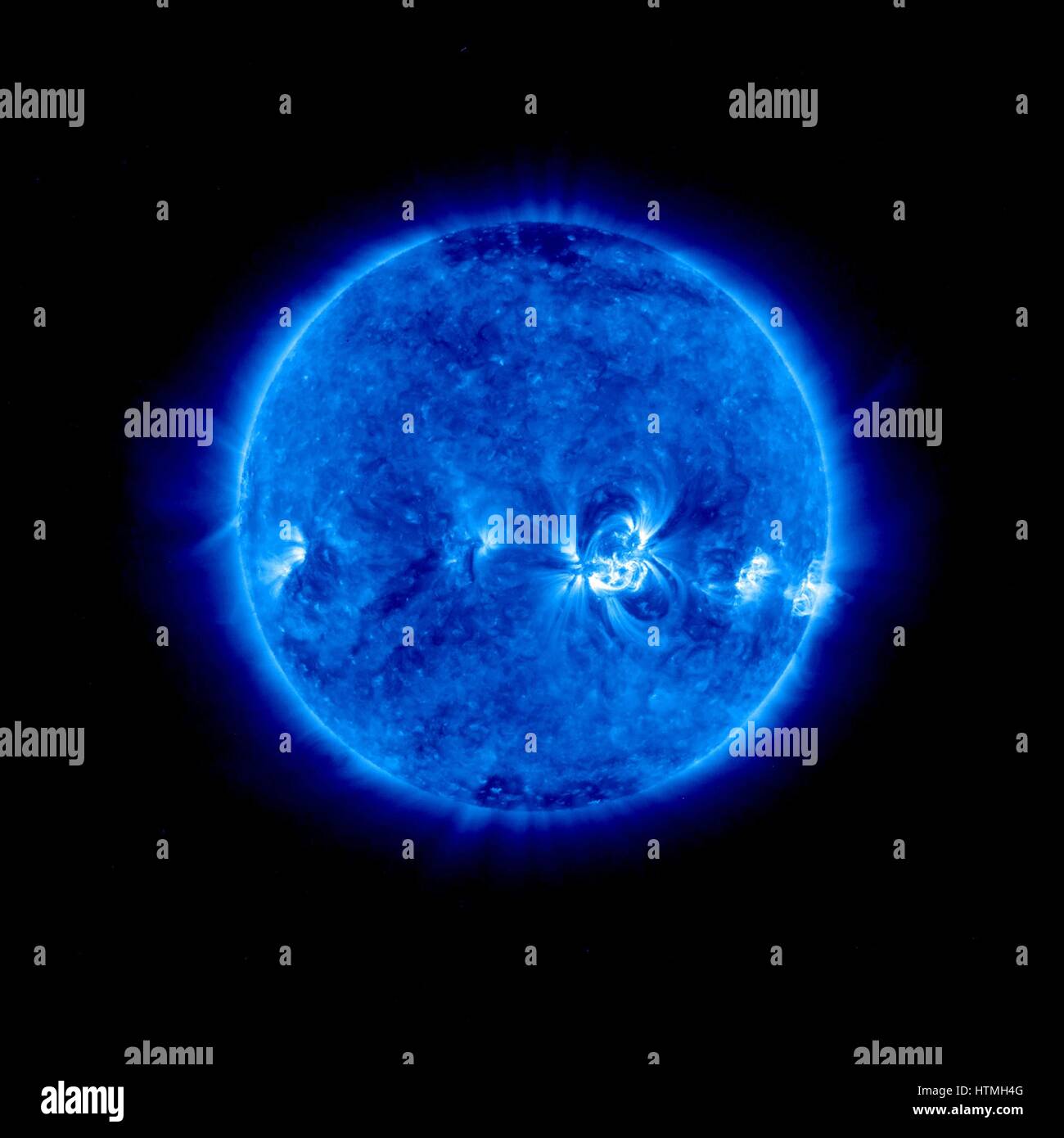 Extreme Ultraviolet Sonne Stockfoto
