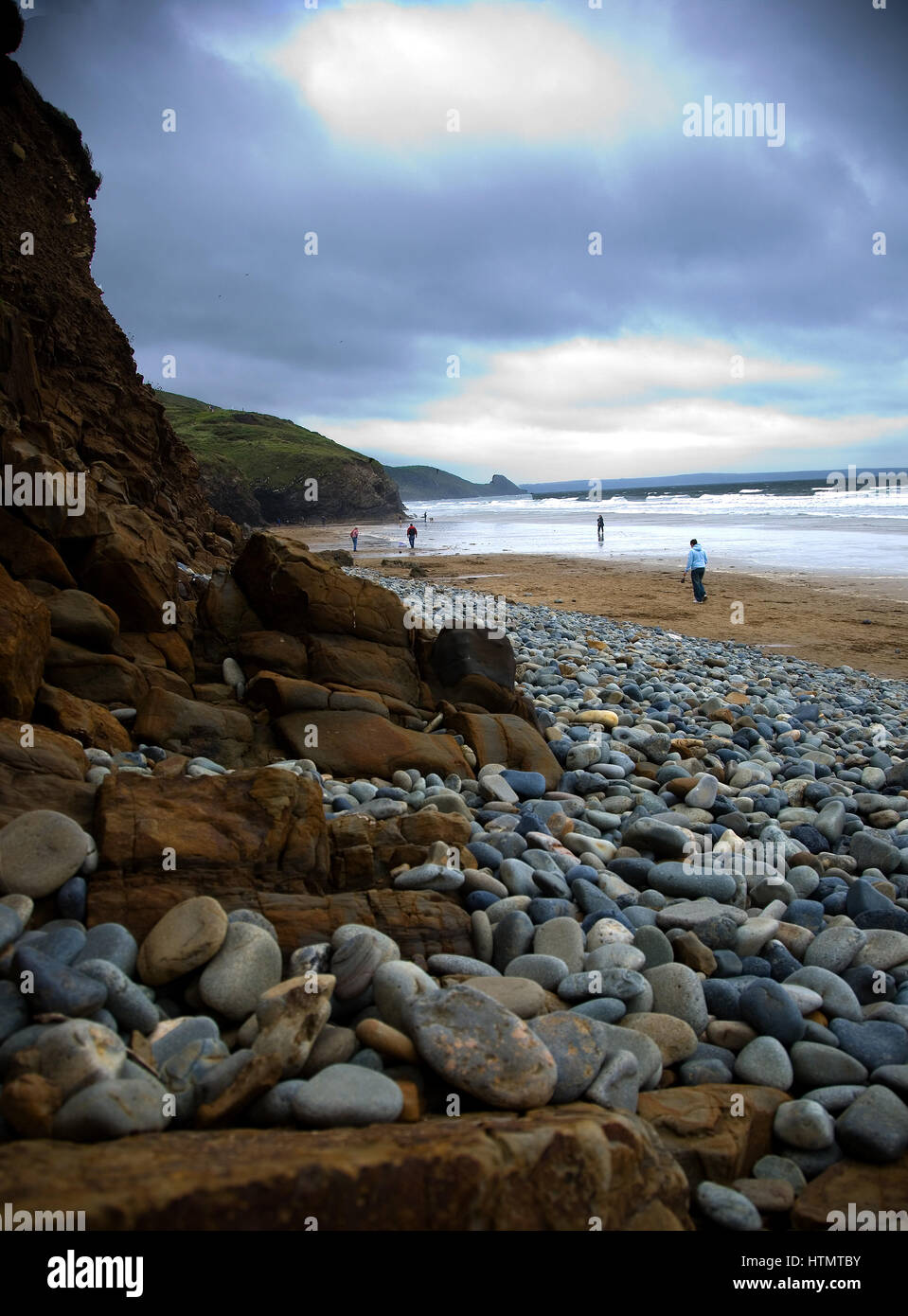 Neue Gale Beach Stockfoto