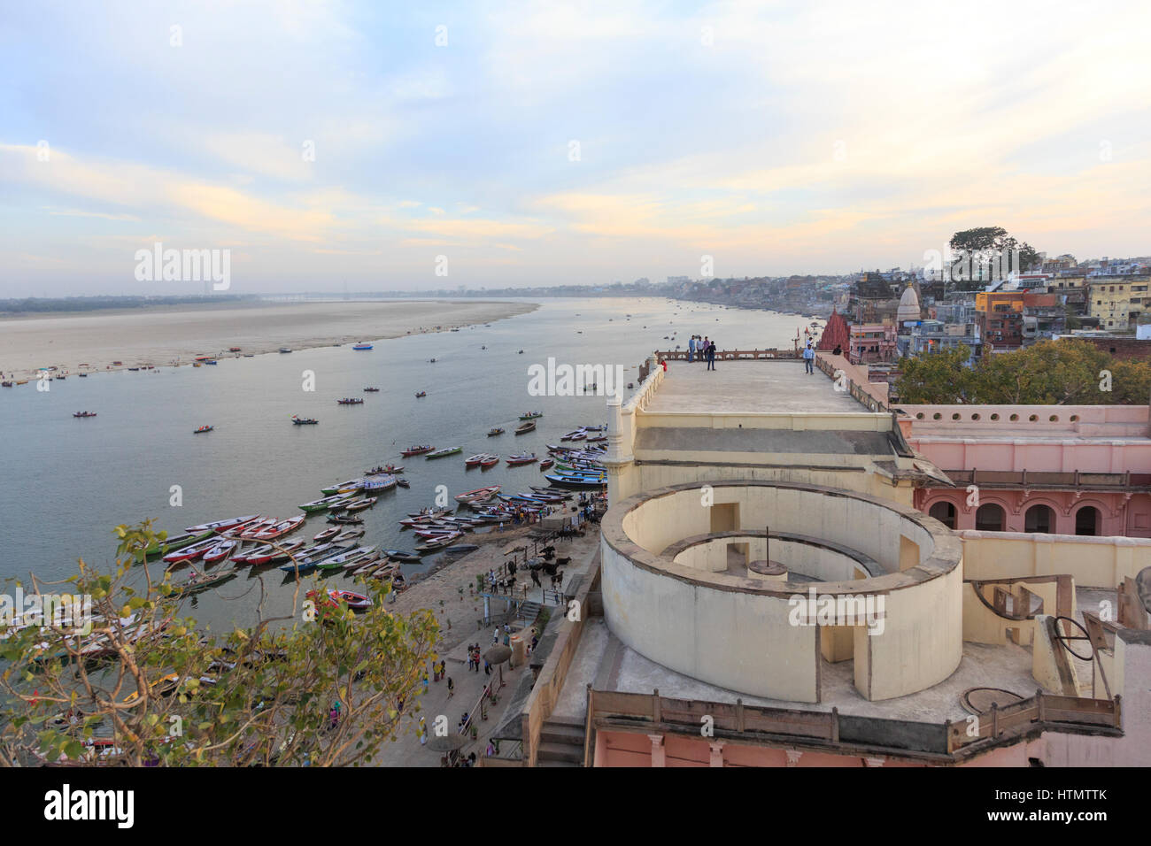 Ganges, Varanasi, Indien Stockfoto