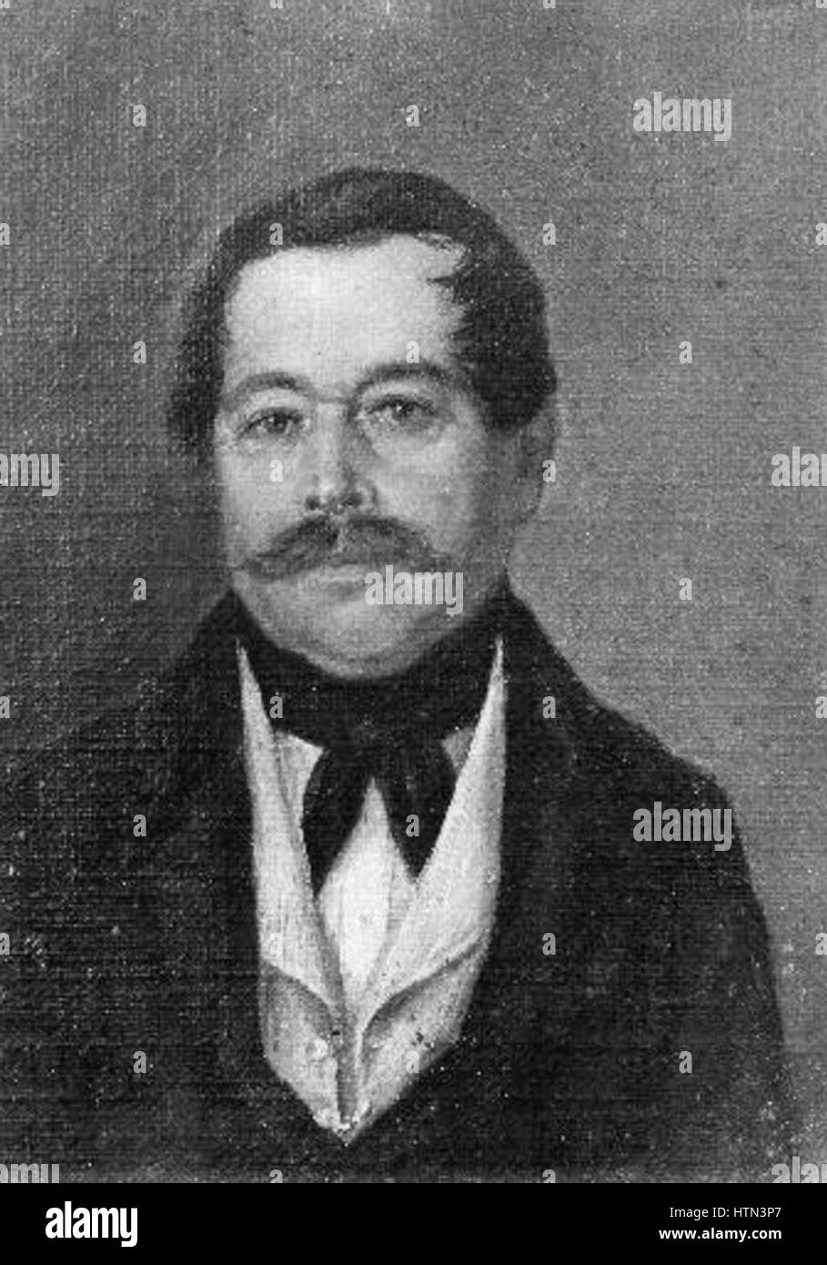 Josef Papacek 1821-1882 - Podobizna pana Stockfoto