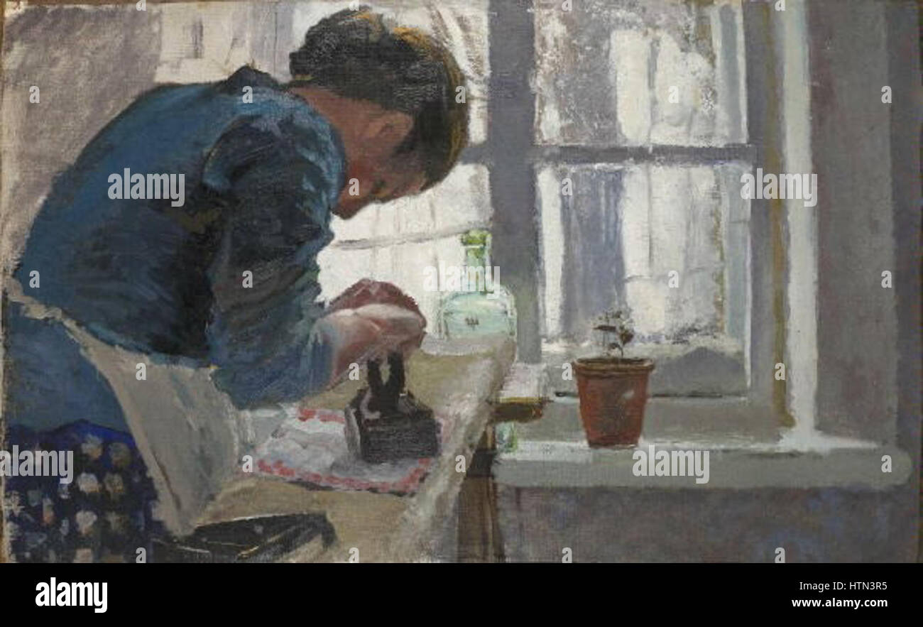 Jelena Dimitrijevna Polenovas Werk „Zehlirka“ zeigt eine kraftvolle Darstellung russischer Themen mit lebhaften Farben und einem Fokus auf Volkstraditionen. Das Gemälde spiegelt Polenovas Fähigkeit wider, den kulturellen Reichtum und das tägliche Leben des russischen Volkes im 19. Jahrhundert einzufangen. Stockfoto