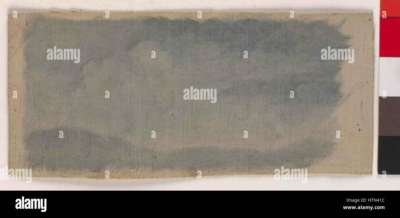 Karl Javurek 30. (7) 1815-24. (3) 1909 - Studie horizontu Stockfoto