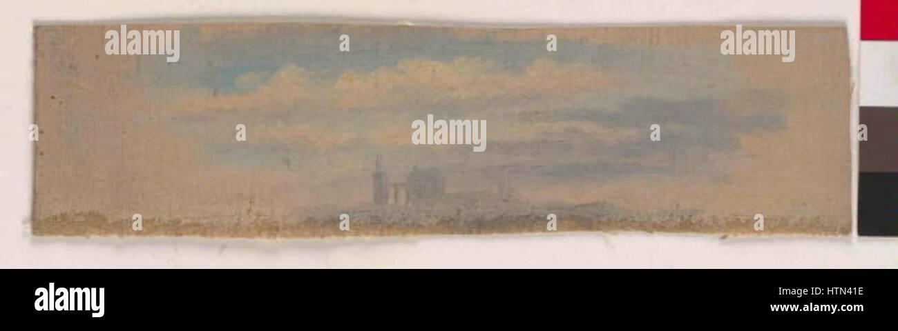 Karl Javurek 30. (7) 1815-24. (3) 1909 - Studie oblaku Stockfoto