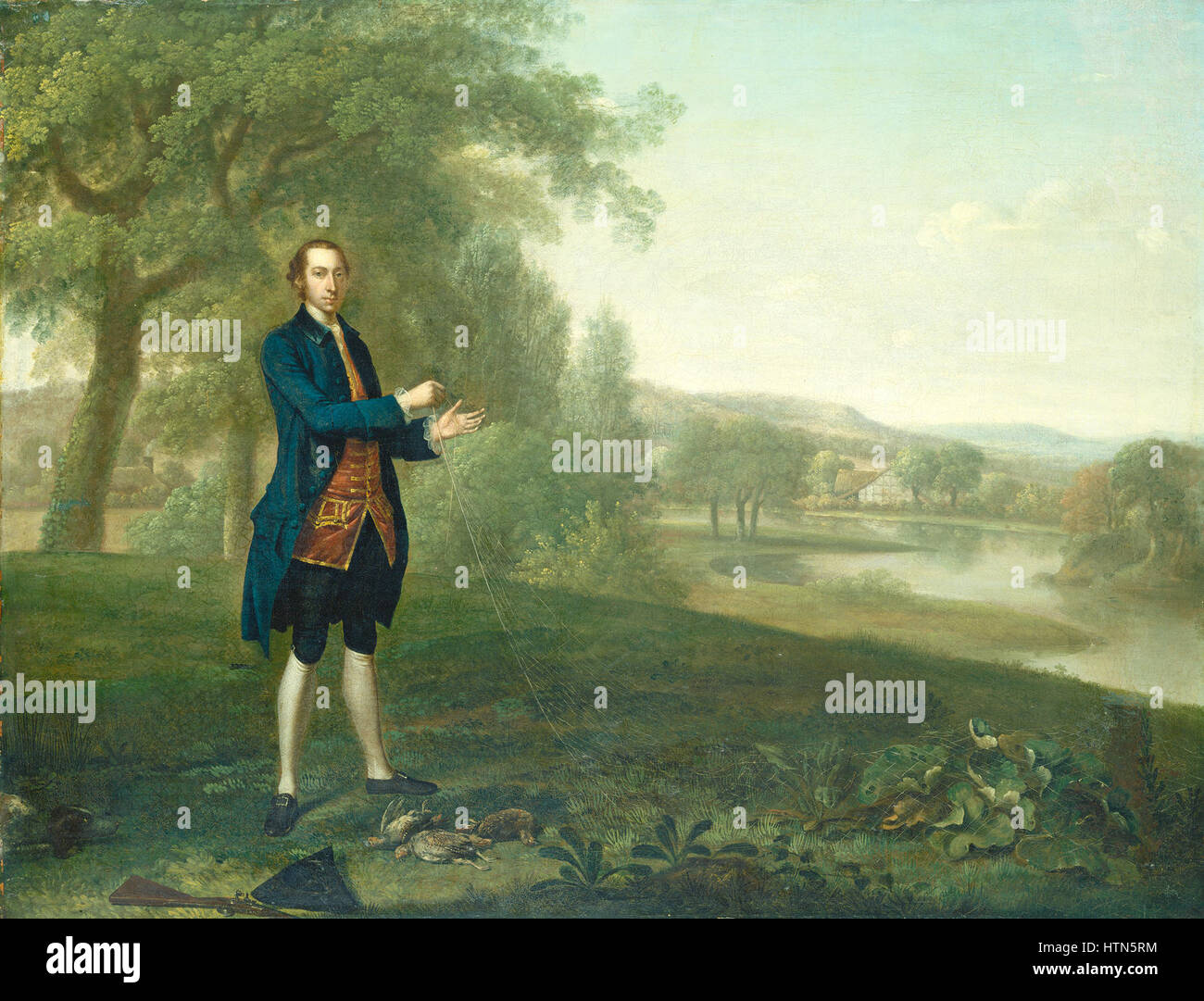 Porträt eines Herrn Netting Rebhühner G-001356-05312012 Stockfoto