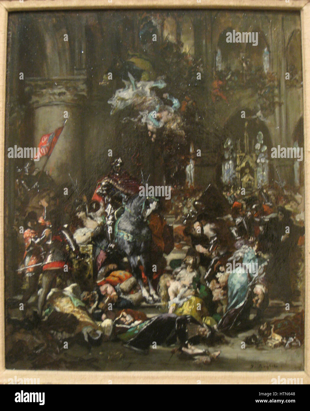 Studie für Karl den kühnen am Nesles, c. 1892 durch Ferdinand Roybet (1840-1920) - IMG 7222 Stockfoto