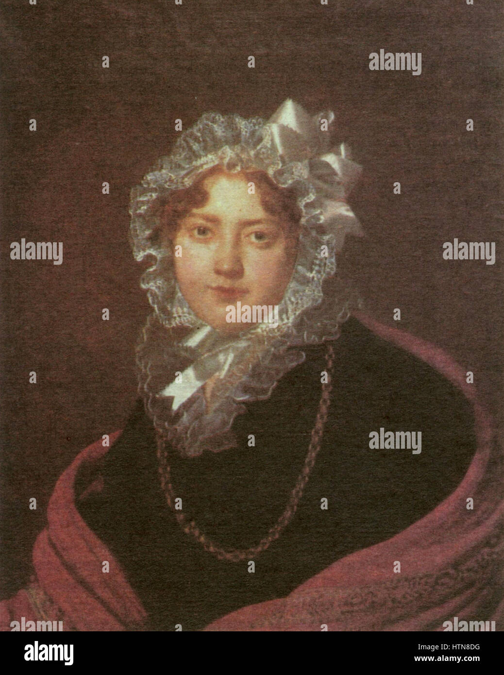„Vlasova Maria“ von Riesener ist ein Porträt, das das europäische Porträt des 18. Jahrhunderts veranschaulicht und den Stil des französischen Rokoko mit zarten Pinseln und einer Betonung auf sanfte Farben zeigt. Stockfoto „Vlasova Maria“ von Riesener ist ein Porträt, das das europäische Porträt des 18. Jahrhunderts veranschaulicht und den Stil des französischen Rokoko mit zarten Pinseln und einer Betonung auf sanfte Farben zeigt. Stockfoto