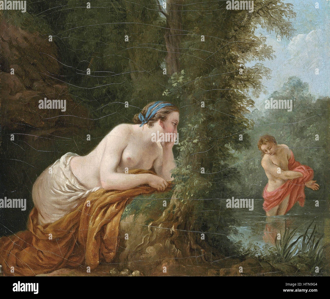 Lagrenee - Echo und Narziss Stockfoto