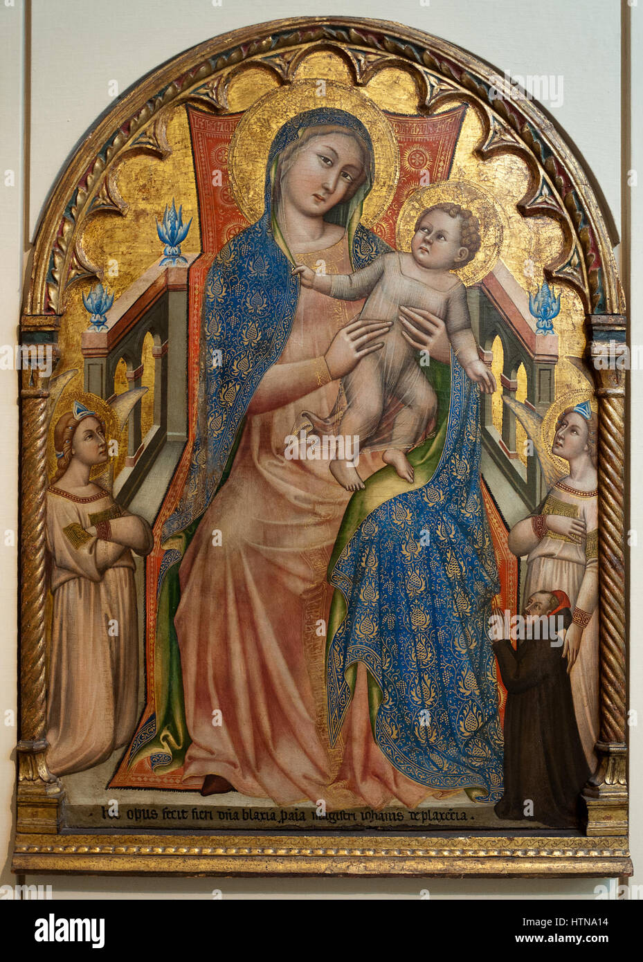 Simone dei Crocifissi (ca.1330-1399) - Maria traf Art (1379) - Bologna Pinacoteca Nazionale - 26.04.2012 8-40-37 Stockfoto Simone dei Crocifissi (ca.1330-1399) - Maria traf Art (1379) - Bologna Pinacoteca Nazionale - 26.04.2012 8-40-37 Stockfoto