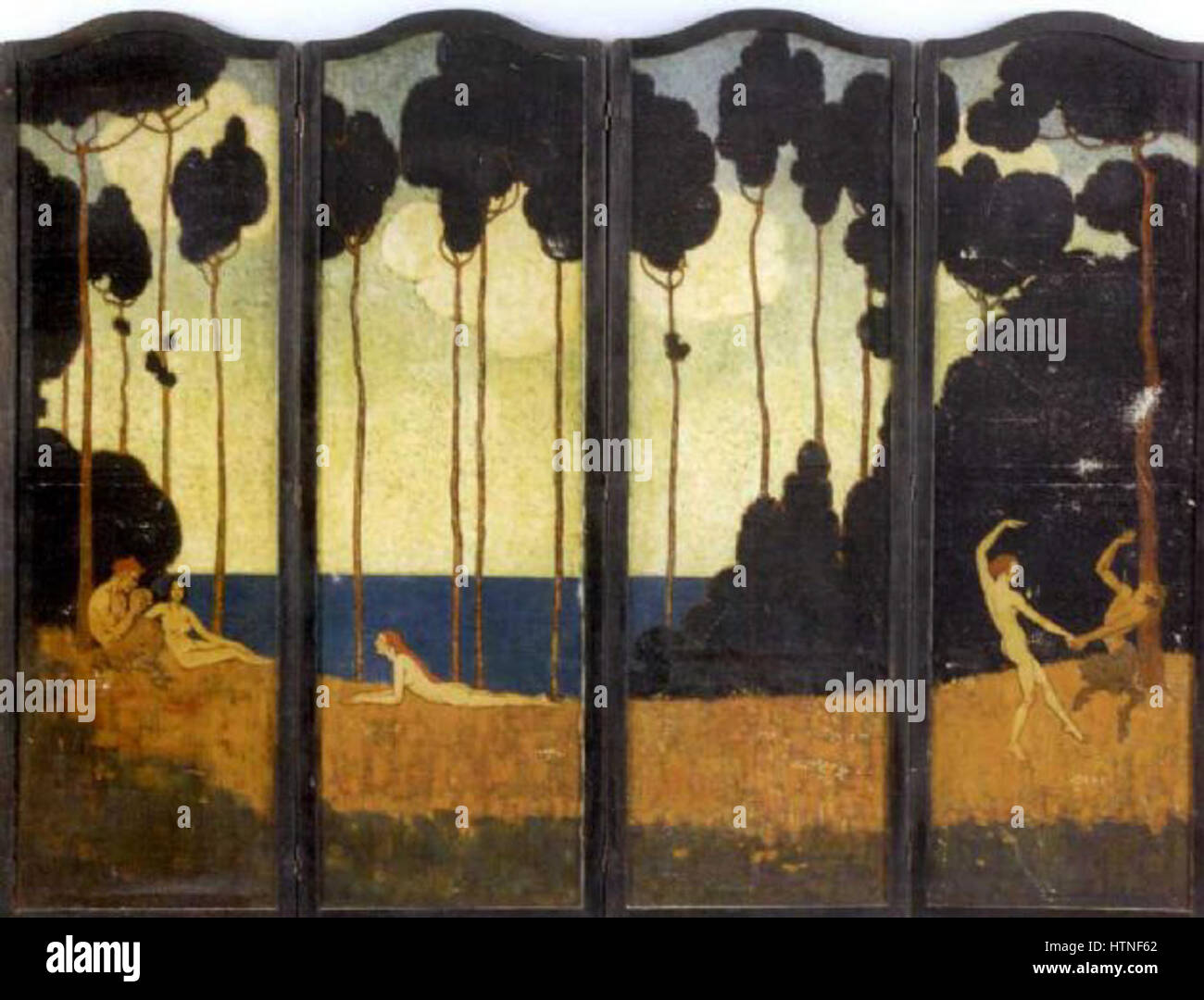 „Rose Valley“ von Elenore Abbott bietet eine üppige, florale Szene mit lebhaften Farben, die die Schönheit der Natur in einer dynamischen und farbenfrohen Landschaft repräsentiert. Das Gemälde konzentriert sich auf ein Blumenmotiv in einer ruhigen, gartenähnlichen Umgebung. Stockfoto