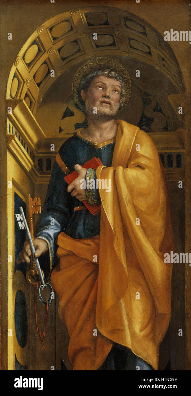 Saint Peter der Apostel von Bernardino Zenale Stockfoto