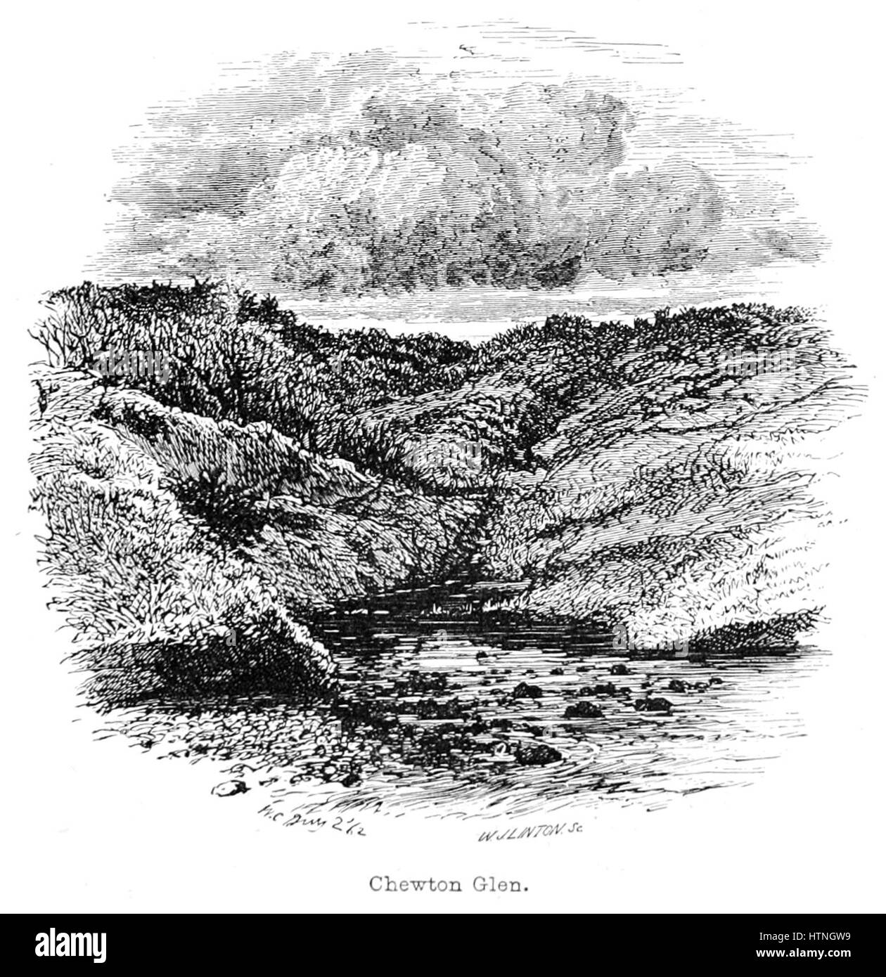 Seite 145 von „The New Forest: Its History and Scenario“ befasst sich mit der historischen und landschaftlichen Bedeutung des New Forest in Südengland. Es unterstreicht seine Rolle in der britischen Geschichte und seine natürliche Schönheit als Naturschutzgebiet. Stockfoto