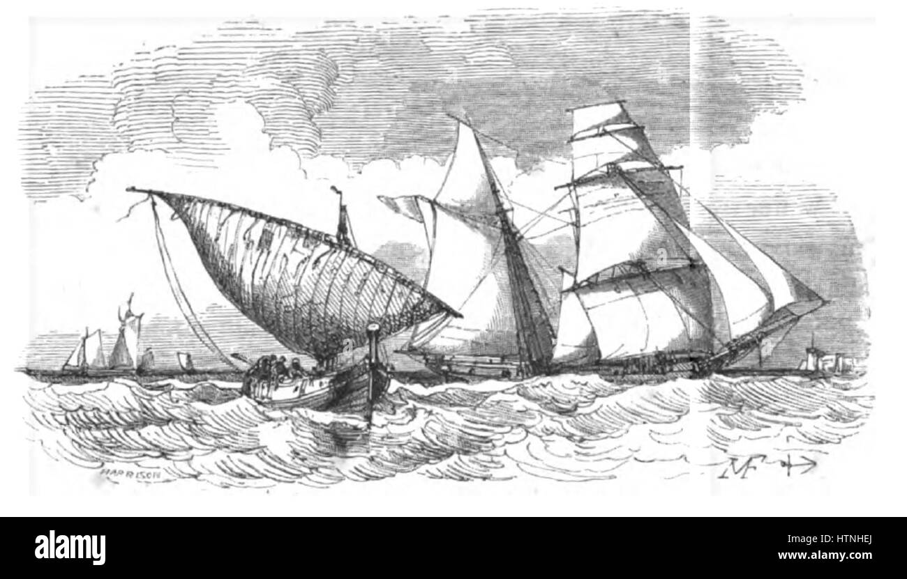„La Marine“ von Pacini ist eine dramatische und eindrucksvolle Darstellung des Meeres und zeigt die Fähigkeit des Künstlers, die Kraft und Bewegung des Ozeans einzufangen. Der Fokus des Gemäldes auf die Meereslebewesen und die dynamische Energie des Wassers zeigt Pacinis Können in der Landschaftsmalerei und Meereslandschaft. Stockfoto