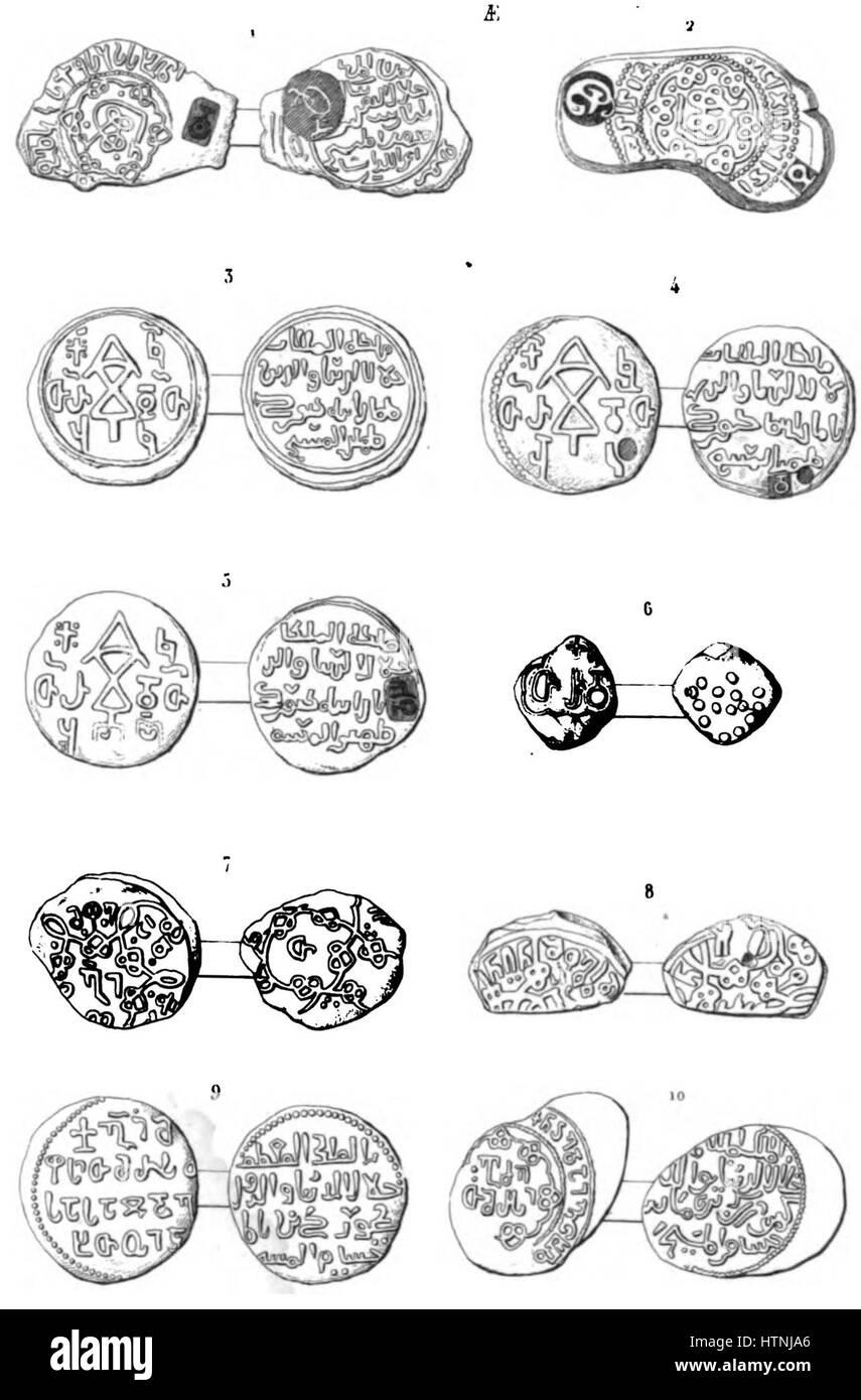 Victor Langlois. Monnaies Georgiennes. PL III Stockfoto