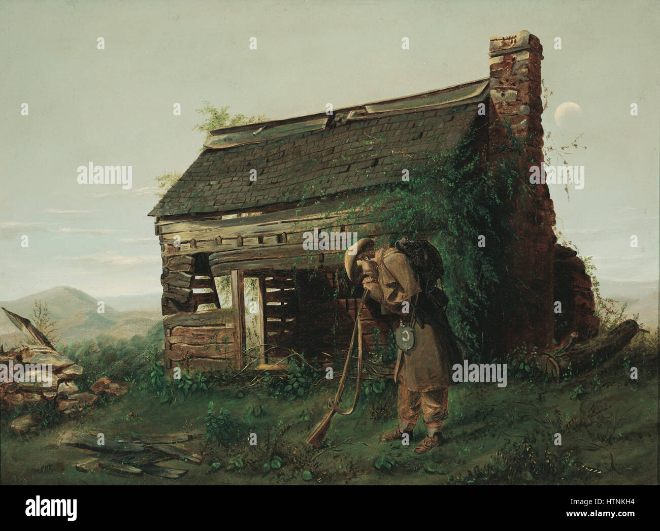 Henry Mosler - die verlorene Sache Stockfoto