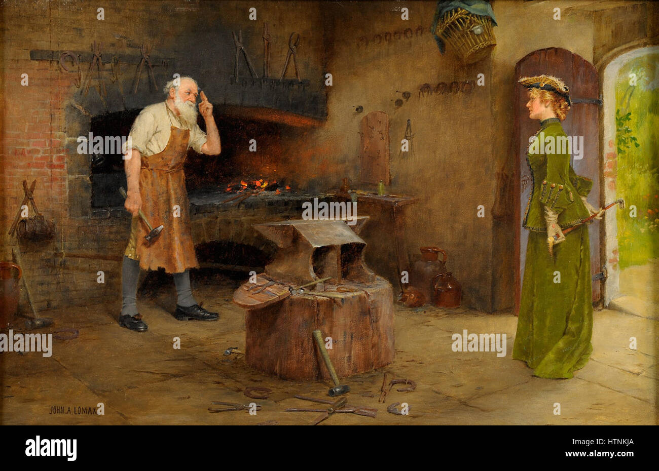 John Arthur Lomax zu Ihren Diensten Stockfoto