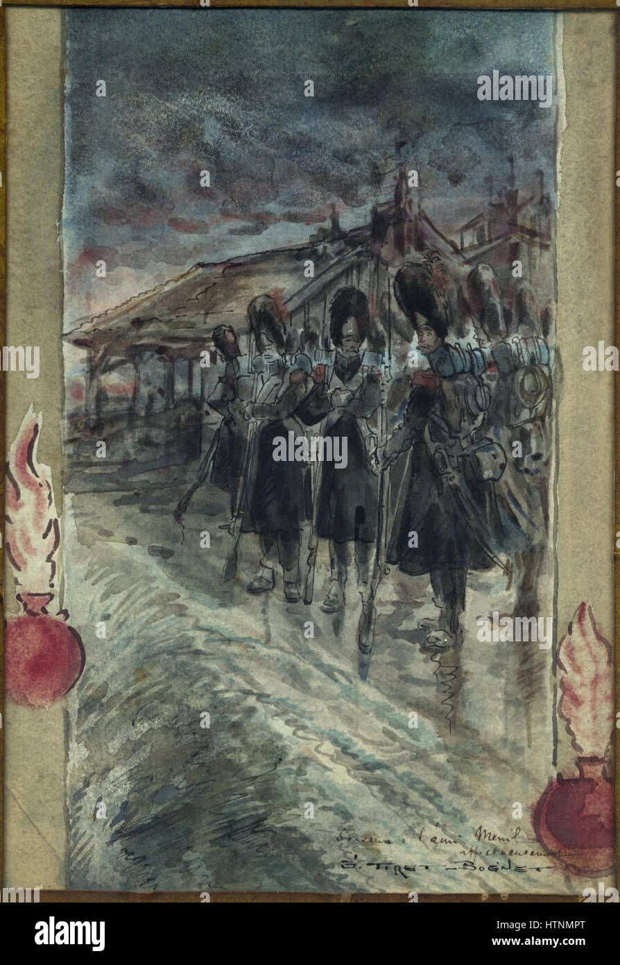 Tiret-Bognet-Grenadiere Stockfoto