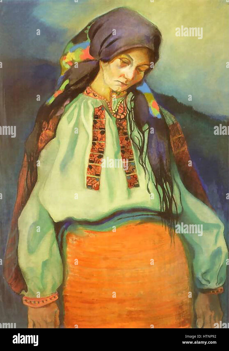 Sichulski Huculka 1913 Stockfoto