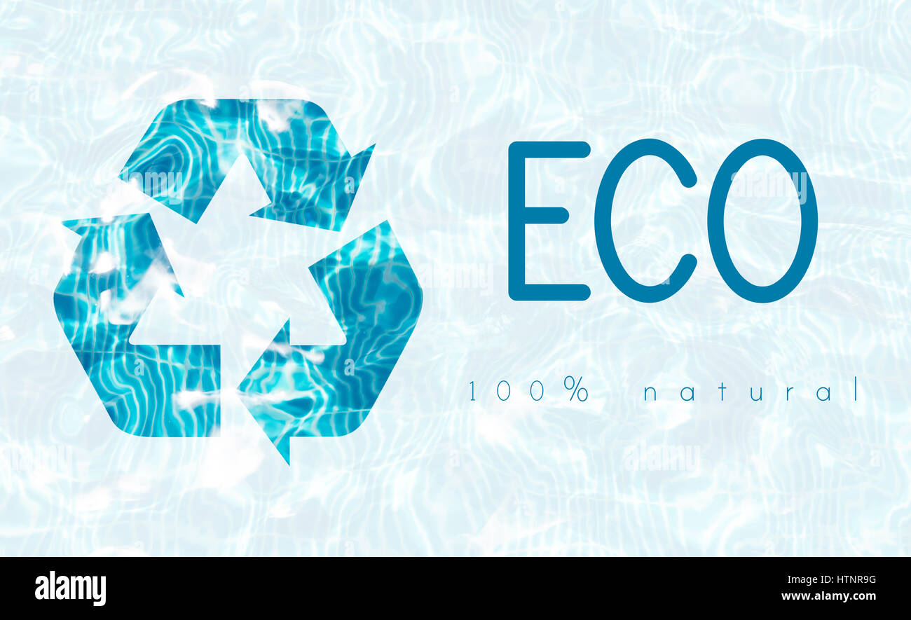 Schonung der Umwelt Natur Ökologie zu recyceln Stockfoto